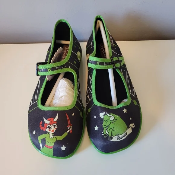 Hot Chocolate Chocolaticas Zodiac Taurus Mary Janes, BNWT, Size 35 - Picture 2 of 11